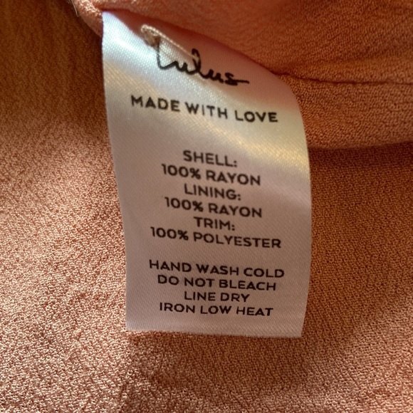 Lulus Wistful Wanderer Dusty Pink Crochet Lace Dress L but fits more S - Picture 16 of 16